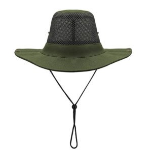 Green Wide-brimmed Hat