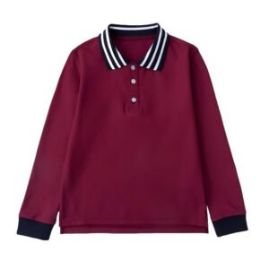 Long-Sleeved Polo Shirt
